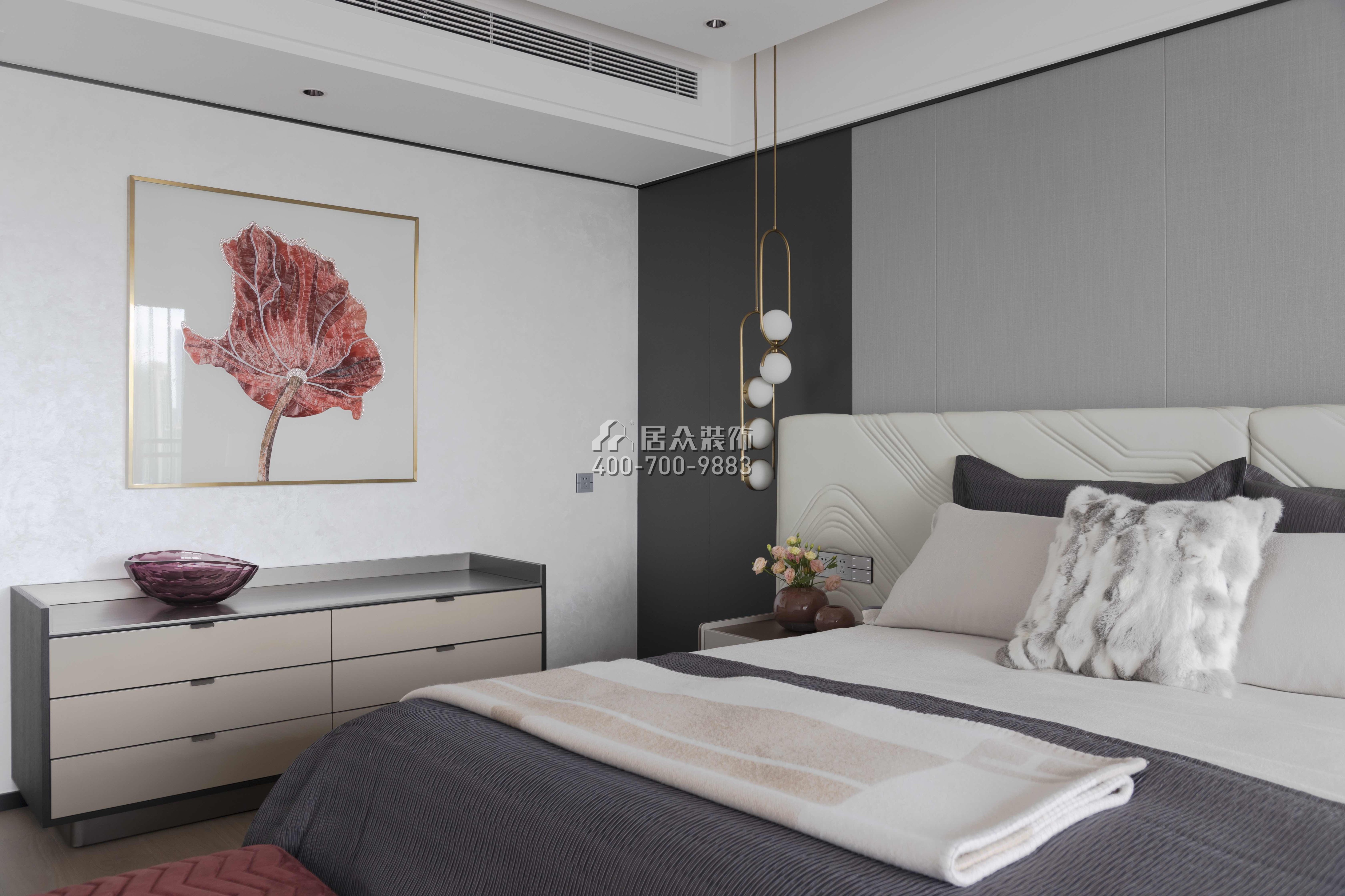 波托菲诺纯水岸275平方米现代简约风格平层户型卧室开元官网效果图
