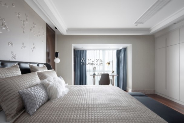 北辰定江洋200平方米现代简约风格平层户型卧室装修效果图