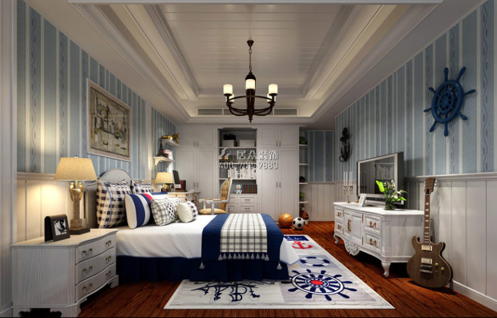 纯水岸十五期210平方米欧式风格1户型卧室装修效果图