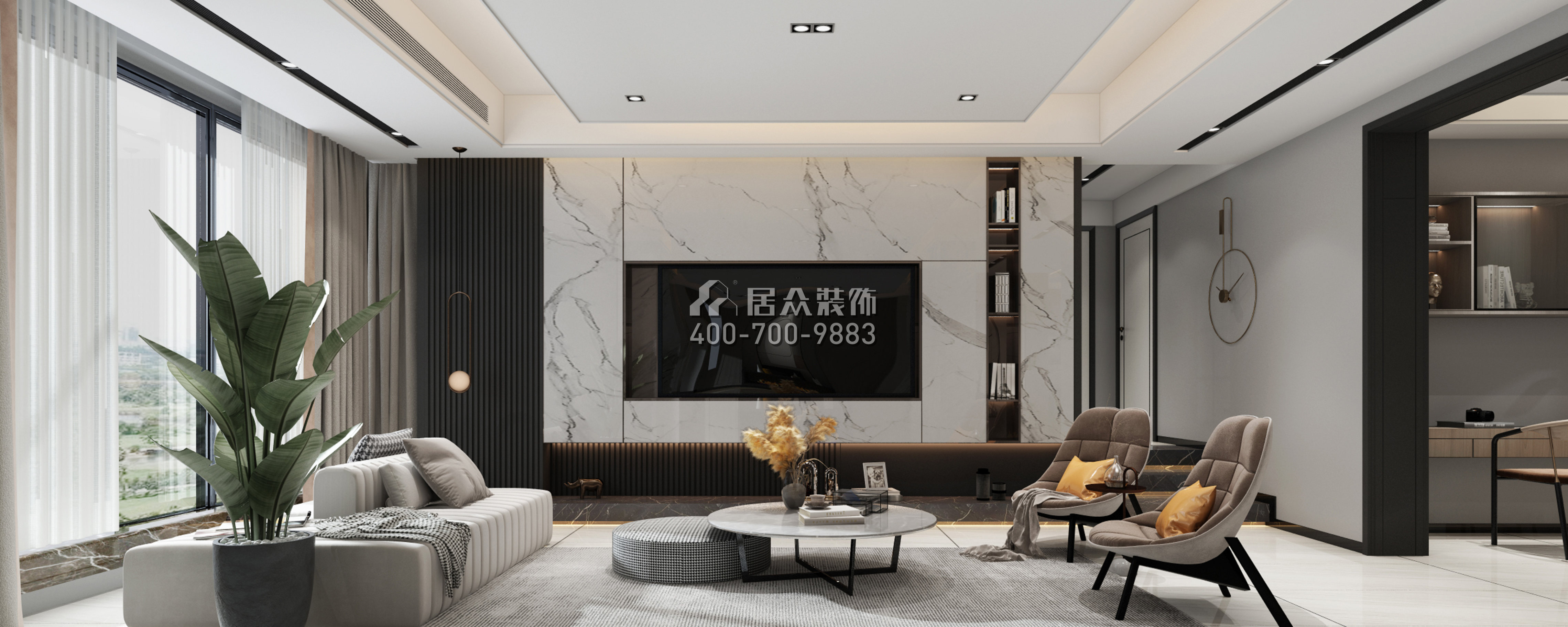 育才公寓163平方米其他风格平层户型客厅（中国）科技有限公司官网效果图