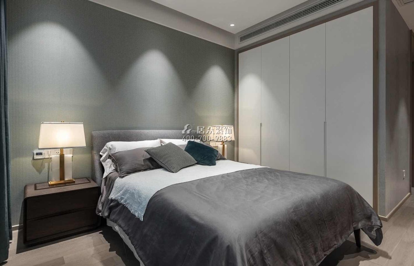 星城玉珑湾180平方米现代简约风格平层户型卧室装修效果图