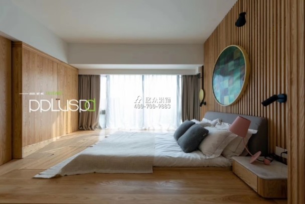 香山里花园三期130平方米现代简约风格平层户型卧室装修效果图