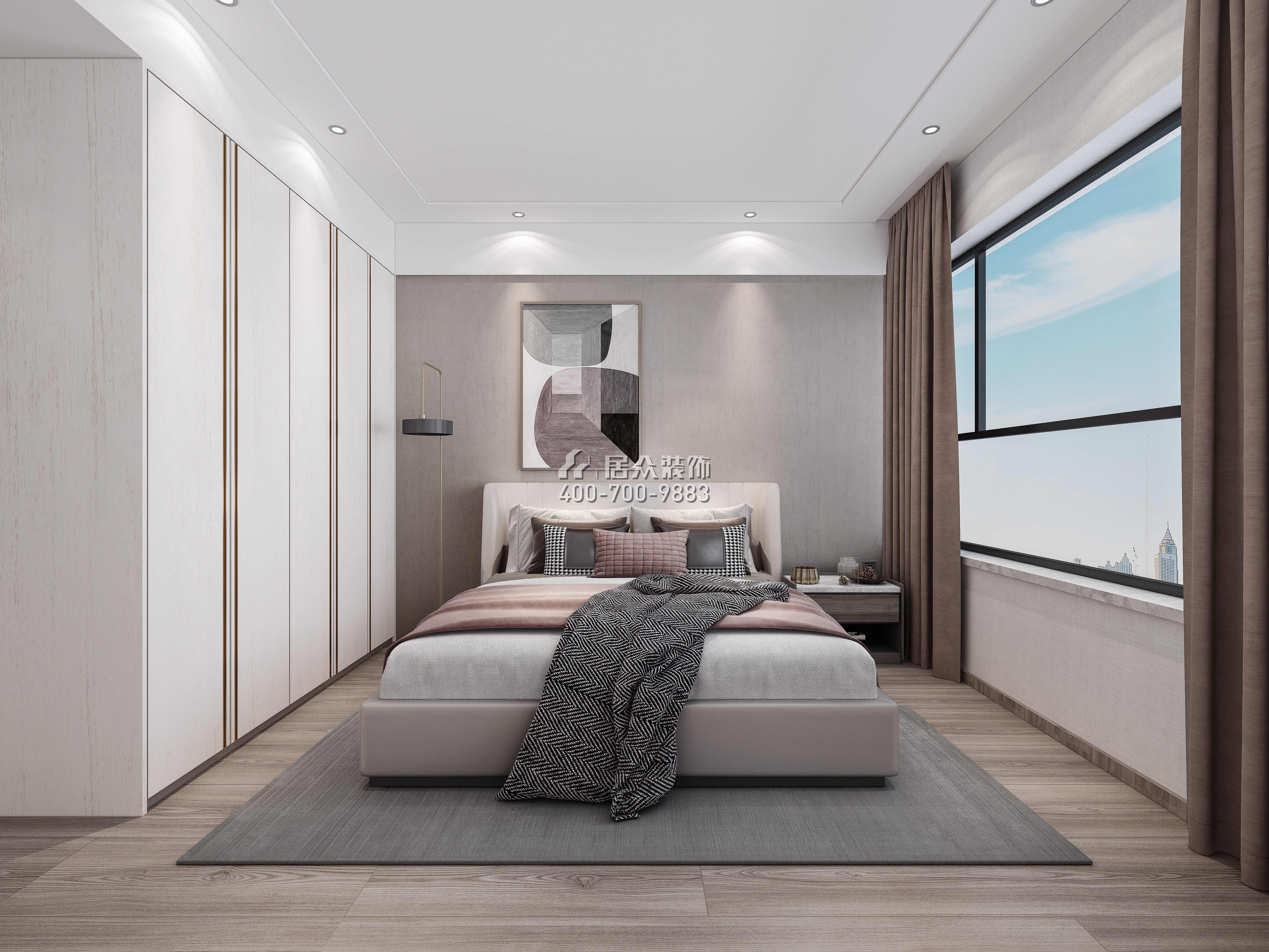 东关乐尚林居110平方米现代简约风格平层户型卧室装修效果图