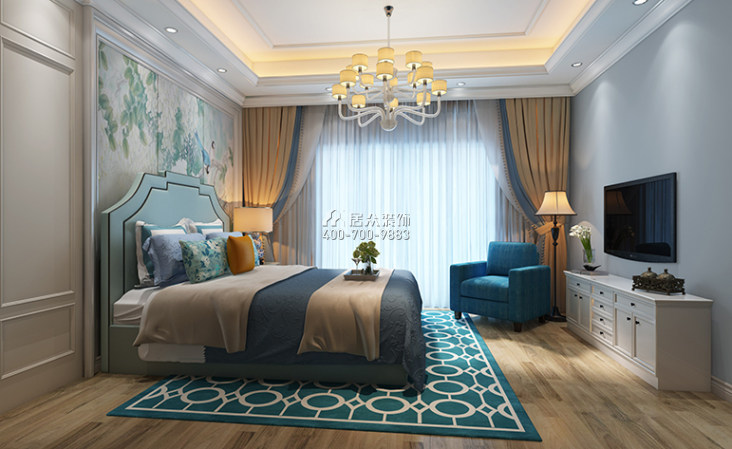 192平方米欧式风格平层户型卧室装修效果图