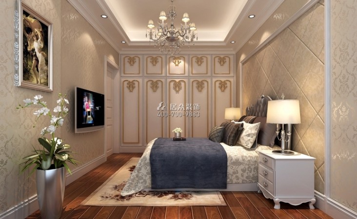 嘉都匯130平方米歐式風格平層戶型臥室裝修效果圖