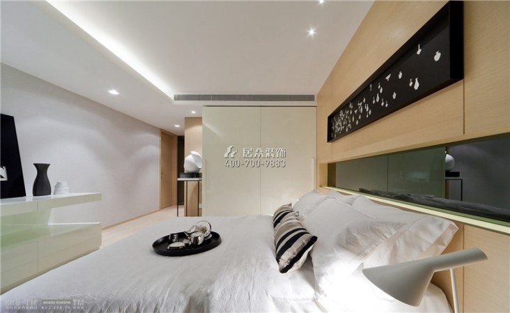 雅居乐剑桥郡254平方米中式风格平层户型卧室装修效果图