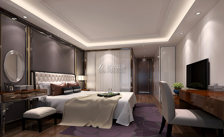 美的君蘭江山145平方米歐式風格平層戶型臥室裝修效果圖