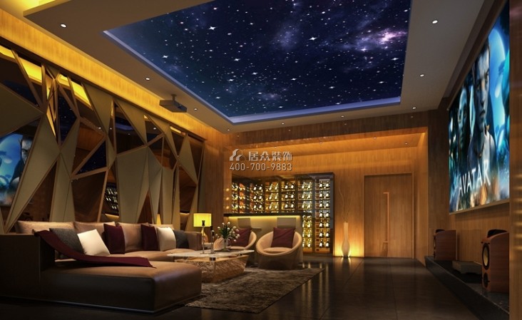 凱因新城天譽190平方米其他風格復式戶型娛樂室裝修效果圖