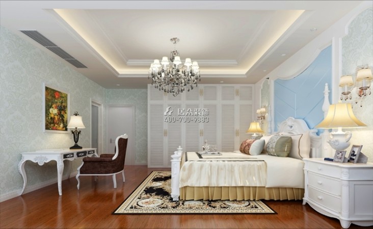 鹭湖宫350平方米欧式风格别墅户型卧室装修效果图