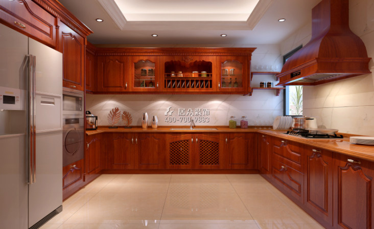 澳海城495平方米欧式风格别墅户型厨房装修效果图