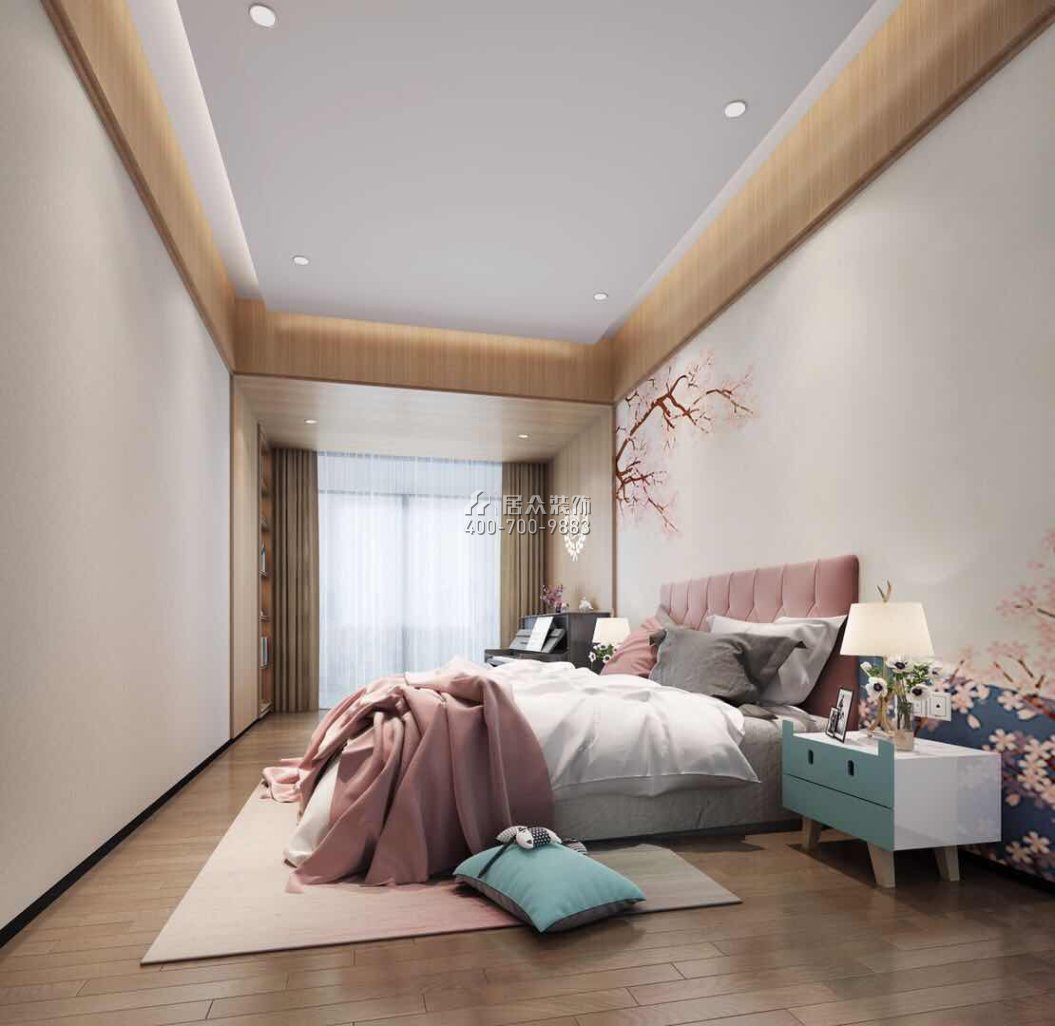 中信森林湖200平方米其他风格平层户型卧室装修效果图