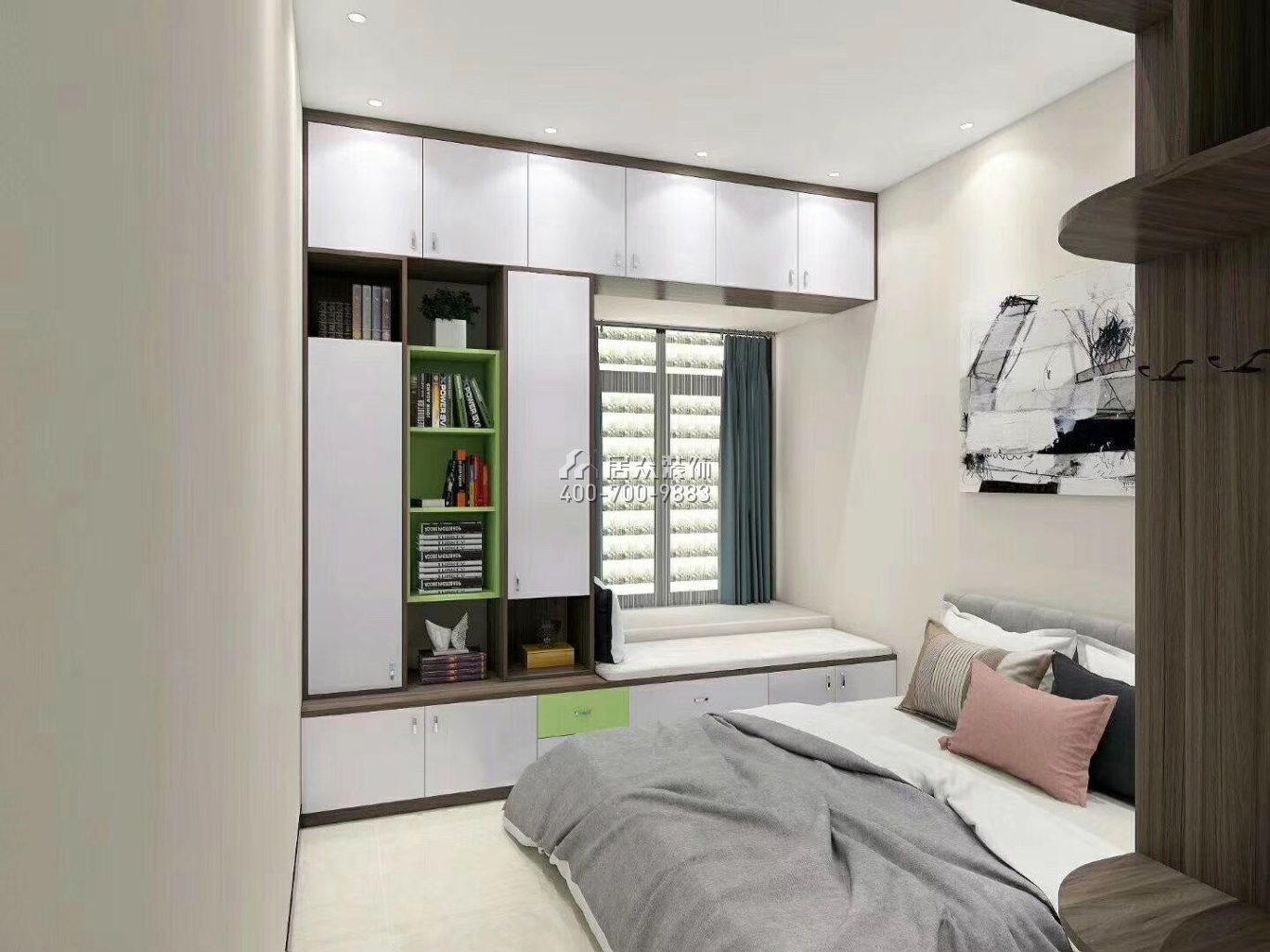 星河丹堤140平方米欧式风格平层户型卧室装修效果图