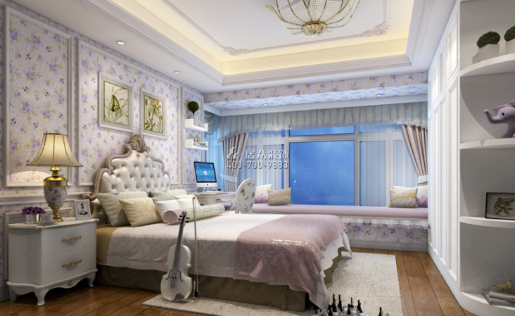 红树别院280平方米欧式风格复式户型卧室装修效果图