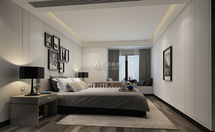 三湘海尚花園二期208平方米現代簡約風格平層戶型臥室裝修效果圖