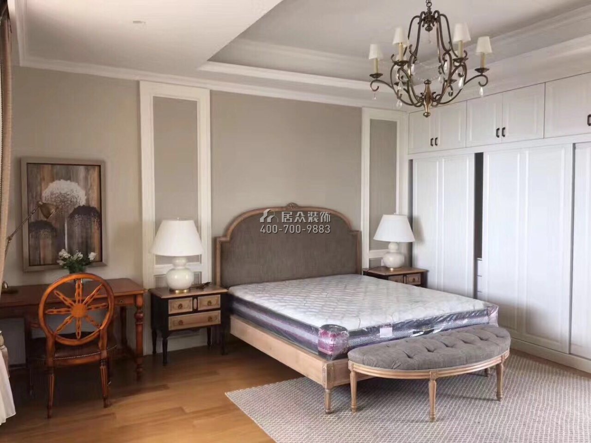 天鵝堡400平方米歐式風格復式戶型臥室裝修效果圖