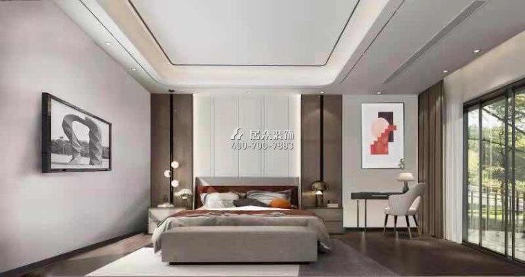 豐泰觀山碧水190平方米中式風格別墅戶型臥室裝修效果圖