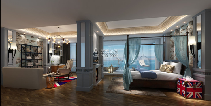 双廊海景客栈600平方米其他风格公装（已弃用）户型卧室装修效果图