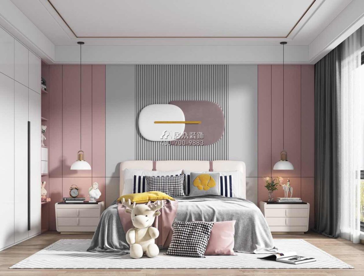 大東城97平方米現代簡約風格平層戶型臥室裝修效果圖