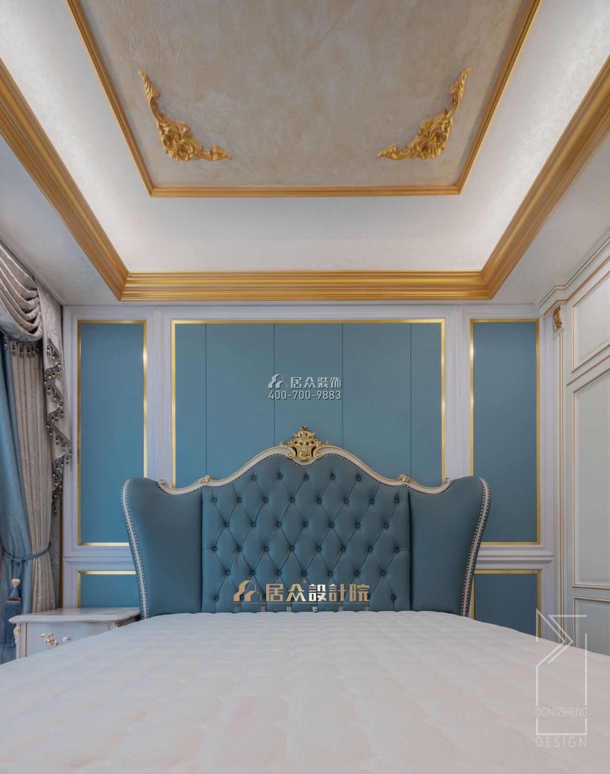 新世纪领居1080平方米欧式风格别墅户型卧室装修效果图