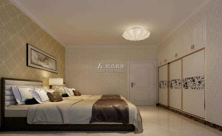 中伦东海岸177平方米其他风格平层户型卧室装修效果图