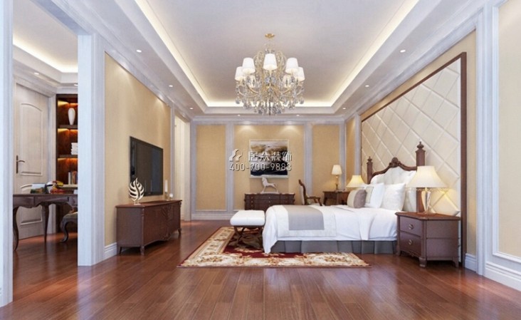 圣莫丽斯458平方米欧式风格别墅户型卧室装修效果图