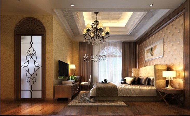 庆峰花园590平方米其他风格别墅户型卧室装修效果图