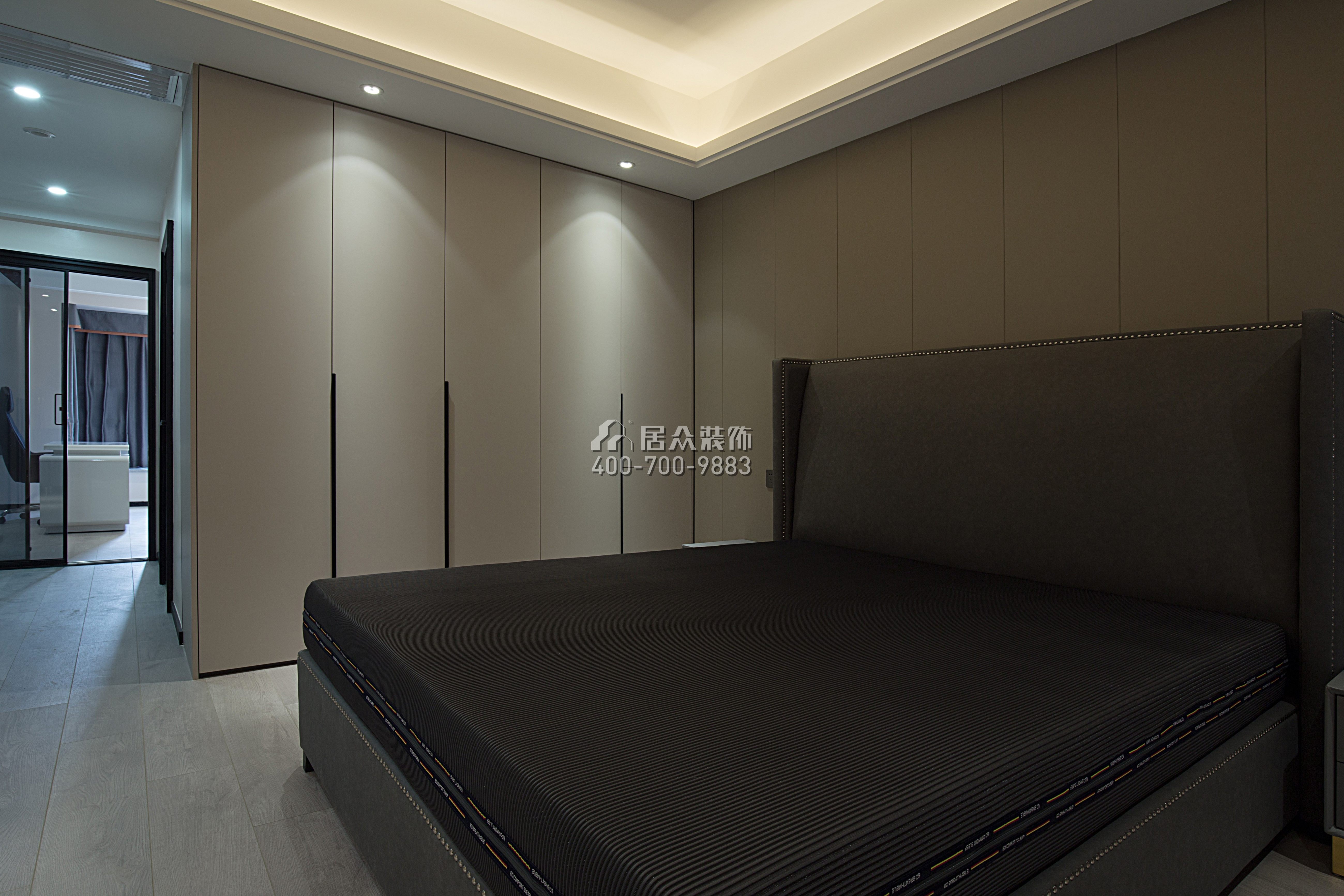 金水湾150平方米现代简约风格平层户型卧室装修效果图
