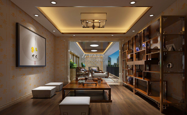 碧桂園清泉城350平方米歐式風格平層戶型娛樂室裝修效果圖