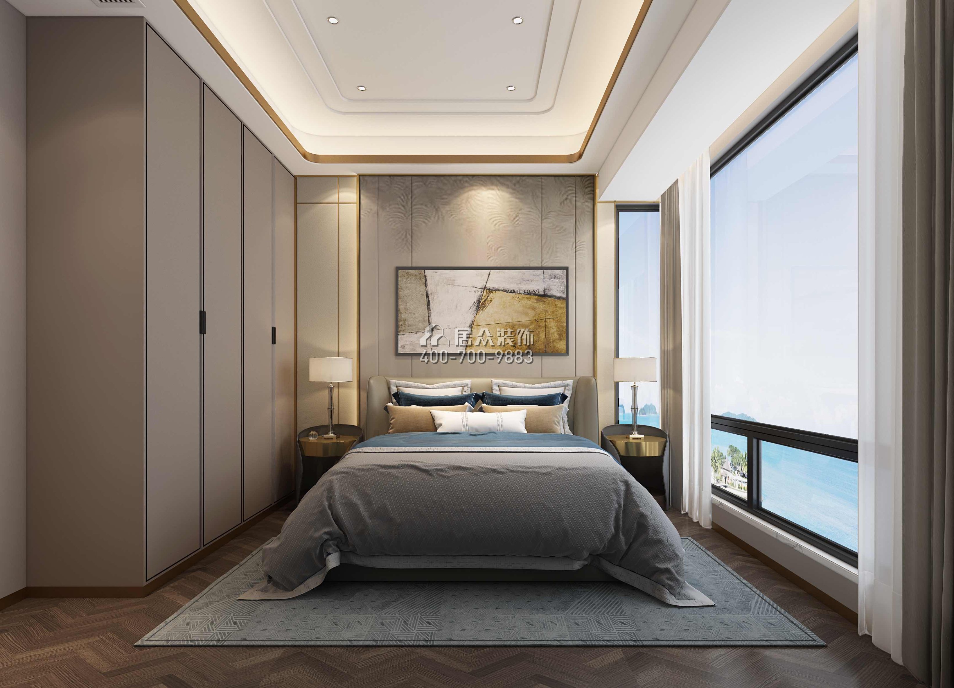 绿景红树湾壹号170平方米其他风格平层户型卧室装修效果图