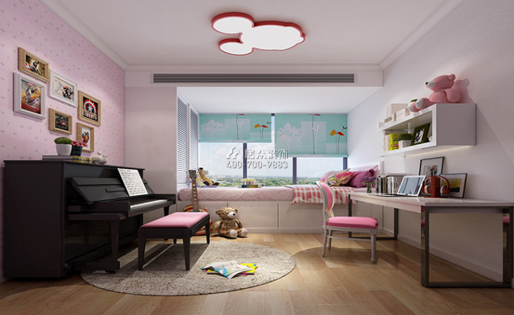 万象新园90平方米现代简约风格平层户型卧室装修效果图