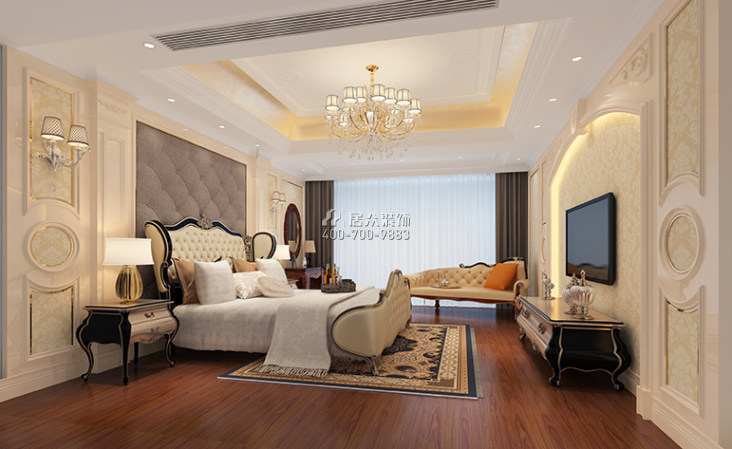 前海时代CEO公馆180平方米欧式风格平层户型卧室装修效果图