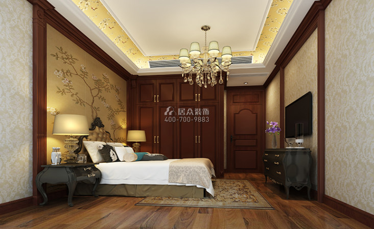 大康福盈门159平方米欧式风格平层户型卧室装修效果图