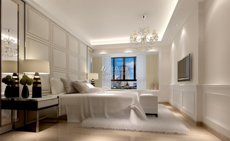 承翰陶源175平方米欧式风格平层户型卧室装修效果图