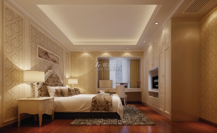 海伦堡花园160平方米欧式风格平层户型卧室装修效果图