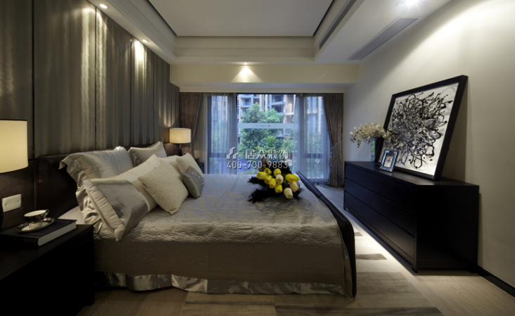 之江时代中心260平方米其他风格平层户型卧室装修效果图