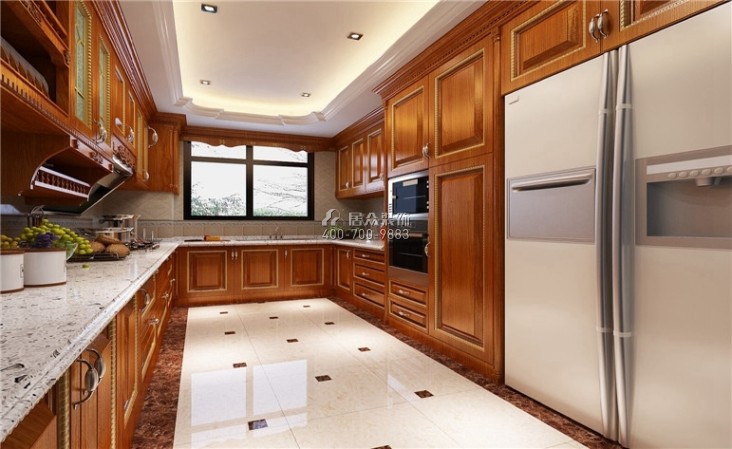富力十号380平方米其他风格复式户型厨房装修效果图