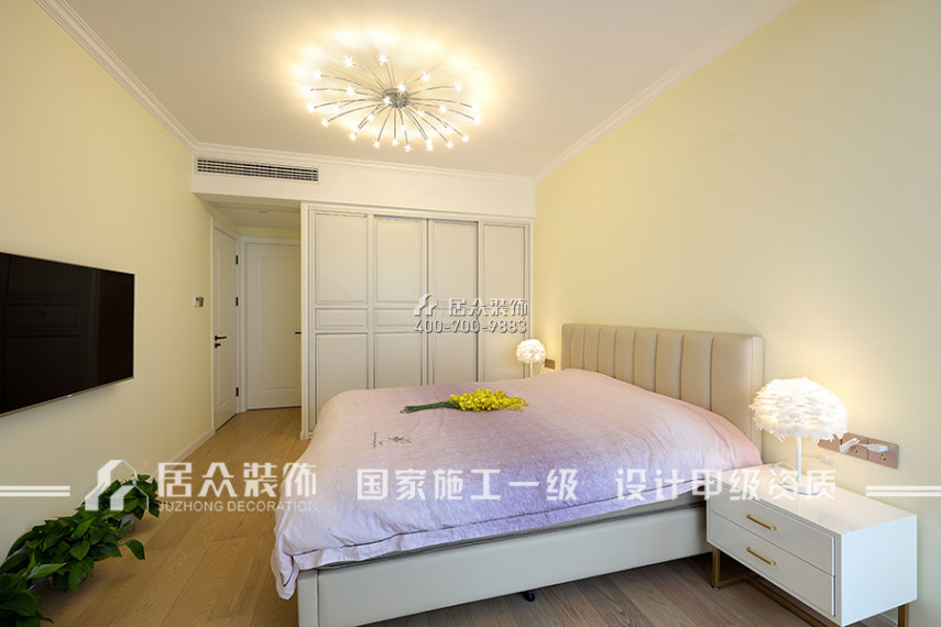 观澜时代97平方米现代简约风格平层户型卧室（中国）科技有限公司官网效果图