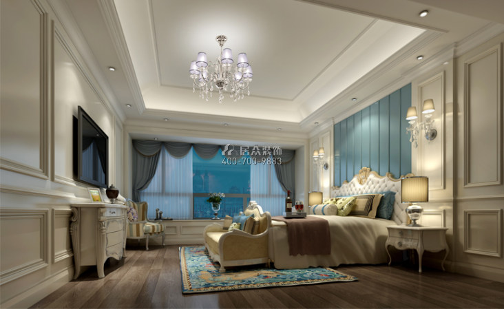 岭秀城330平方米新古典风格平层户型卧室装修效果图