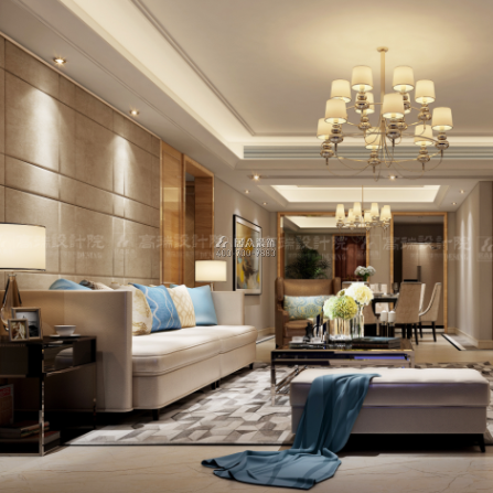 富湾国际330平方米其他风格复式户型客厅装修效果图