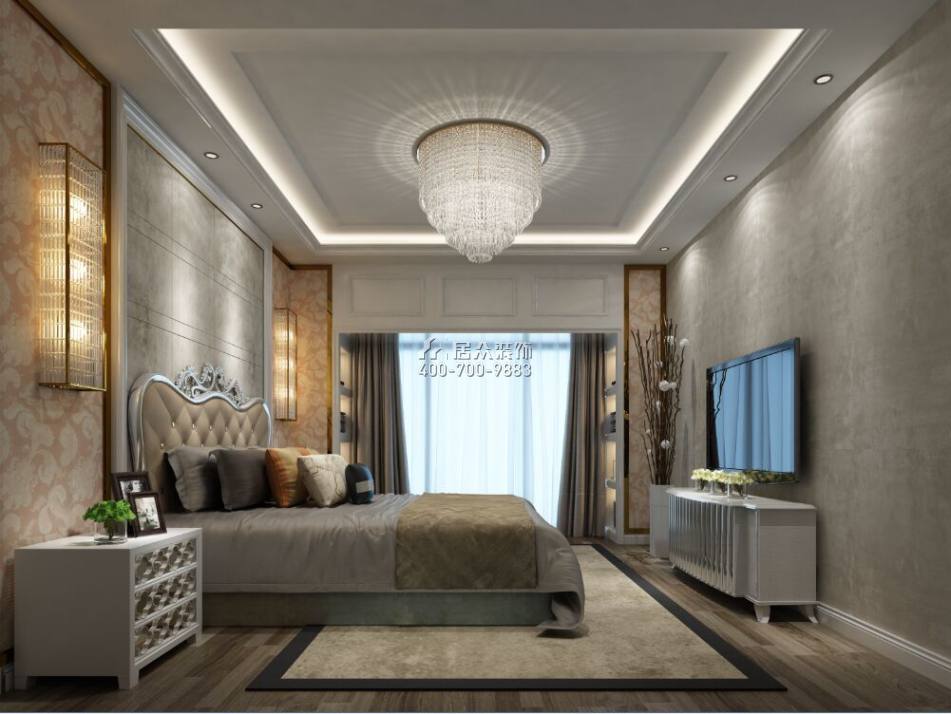 合正榮悅府142平方米歐式風格平層戶型臥室裝修效果圖