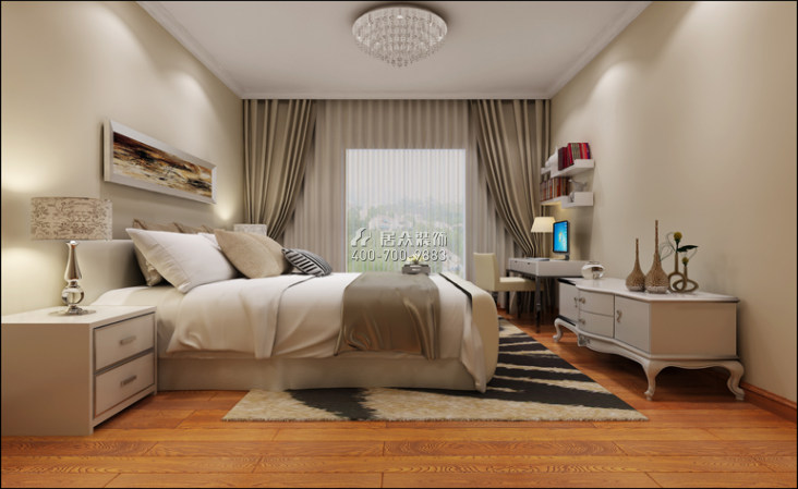 中城誉品165平方米其他风格平层户型卧室装修效果图