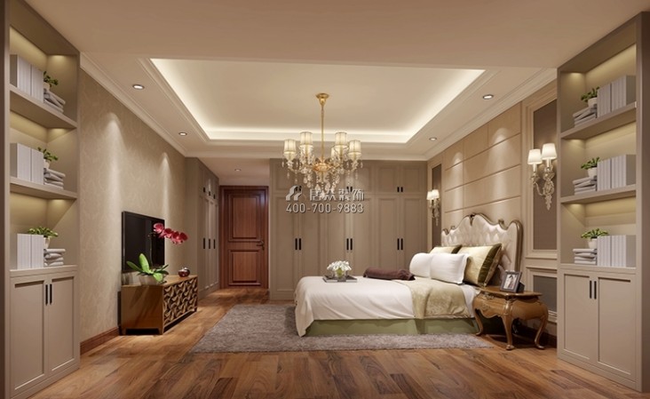 田德花园200平方米欧式风格平层户型卧室装修效果图