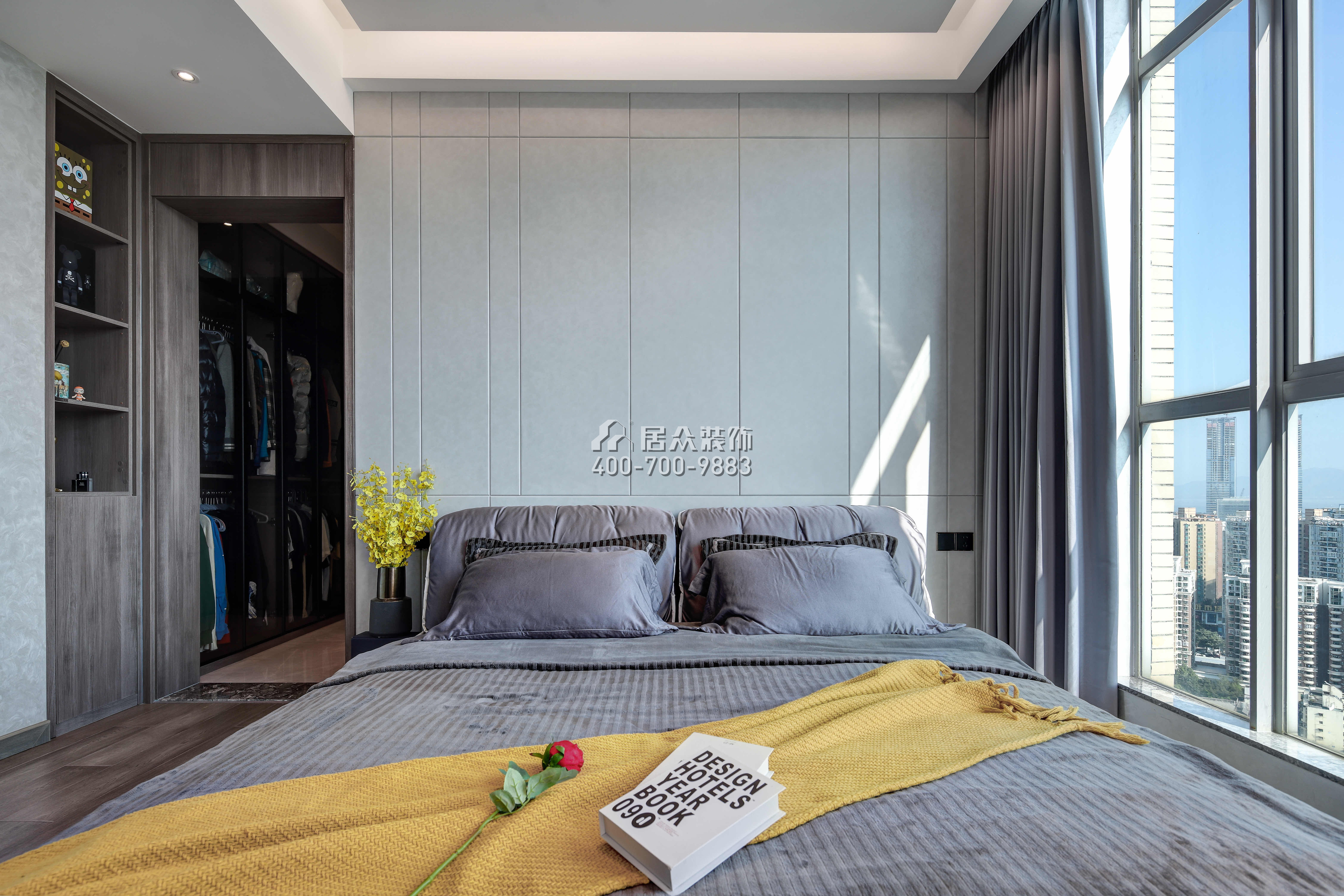 南光城市花园180平方米现代简约风格复式户型卧室装修效果图