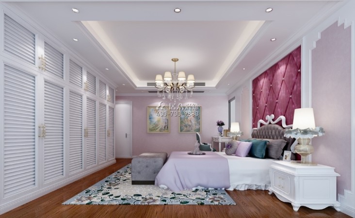 鹭湖宫350平方米欧式风格别墅户型卧室装修效果图