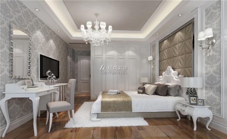 三湘海尚170平方米欧式风格平层户型卧室装修效果图