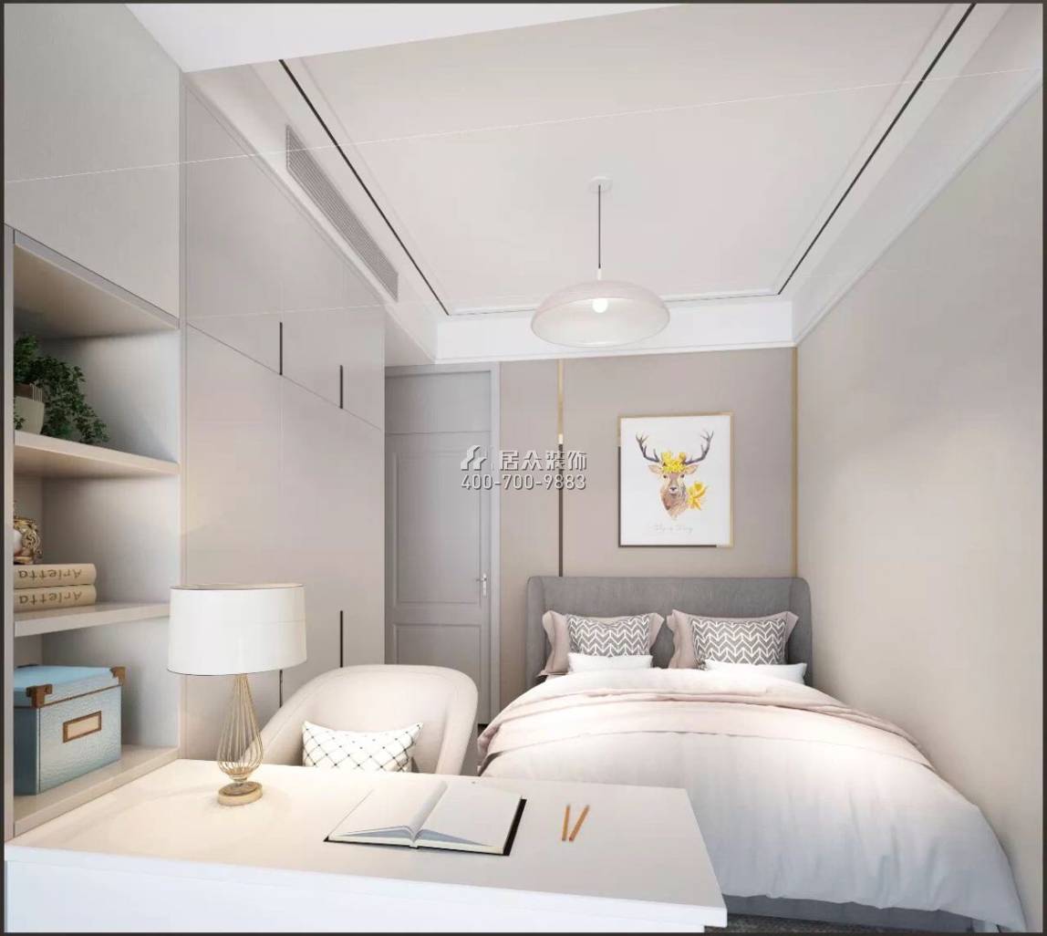 中熙香缤山花园三期220平方米现代简约风格平层户型卧室装修效果图