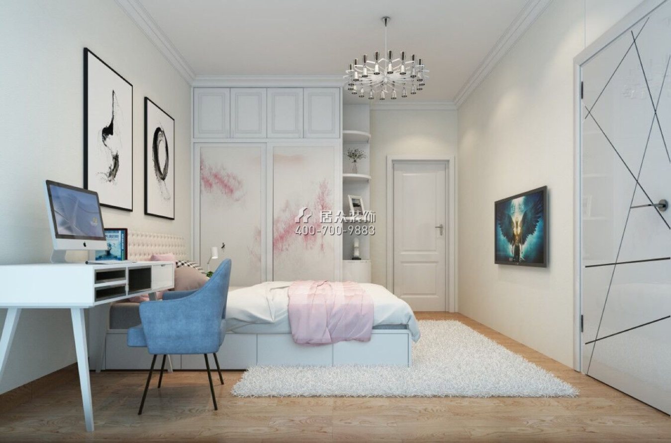恒裕城199平方米欧式风格平层户型卧室kok电竞平台效果图